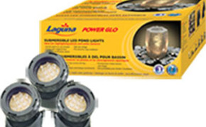 Pond supplies: pond lights: PowerGlo Submersible 12 LED mini Pond Lights