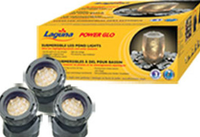 Laguna Power Glo pond lights.