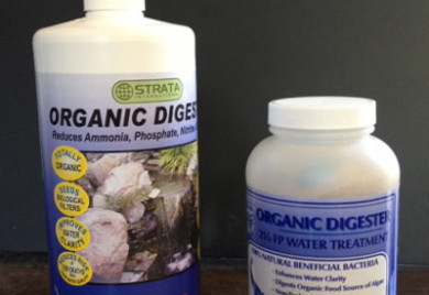 Organic digester water treatment products