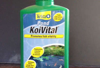 Tetra Pond KoiVital: Promotes fish vitality.