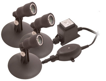 Pond Supplies: Aquascape 3 light x 1w LED Kit - Pond Lighting - Pond Supplies