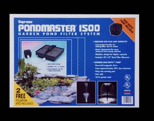 Pond Filters: Pondmaster 1500 Submersible Filter Kit - Pond Pumps & Pond Filters