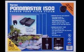 Pond Filters: Pondmaster 1500 Submersible Filter Kit | PondMaster Filters