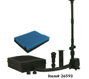 Pond Filters: Tetra FK6 Submersible Fountain & Filter Kit - Pond Pumps & Pond Filters