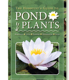 Here's an alt tag for the image: `Hobbyist's guide to pond plants book cover`