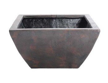 Aquascape 24" Square Textured Gray Slate Patio Pond - Planting Containers - Pond Plant Care - Part Number: 78049 - Aquascape Pond Supplies