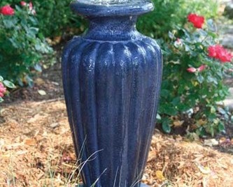 Aquascape Classic Greek Urn Fountain Kit - Large/Gray Slate - Glass Fiber Reinforced Concrete - Decorative Water Features - Part Number: 78066 - Aquascape Pond Supplies