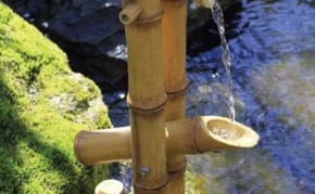 Aquascape Deer Scarer Bamboo Fountain w/pump - Decorative Water Features - Part Number: 78013 - Pond Supplies