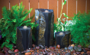 Aquascape Double Textured Basalt Cored Water Columns - Decorative Water Features - Part Number: 98548 - Pond Supplies