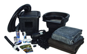 Aquascape Small 8' x 11' Pond Kit w/AquaSurge® 3000 (GYFW) - Pond and Pondless Kits - Part Number: 53008 - Pond Supplies