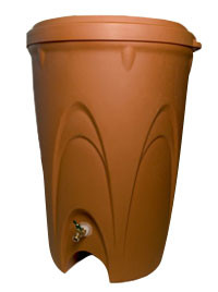 Aquascape Terra Cotta Rain Barrel - Rain Barrels - Rainwater Harvesting - Part Number: 98766 - Aquascape Pond Supplies