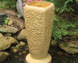 Aquascape Textured Ripple Fountain Kit - XLg/Crushed Coral - Glass Fiber Reinforced Concrete - Decorative Water Features - Part Number: 78059 - Aquascape Pond Supplies