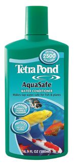 Pond Water Care: Tetra Aqua Safe | Chlorine/Ammonia Control Learn more about Pond Supplies, Pond Care & Maintenance, Water Care, Chlorine/Ammonia Control and Pond Maintenance at SunlandWaterGardens.com