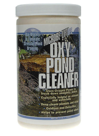 Pond Water Care: Oxy Pond Cleaner by Microbe-lift | Algae Control Learn more about Pond Supplies, Pond Care & Maintenance, Water Care, Algae Control and Pond Maintenance at SunlandWaterGardens.com