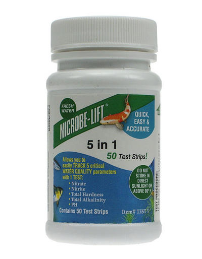 Pond Water Care: Test Strips by Microbe-lift | Test Kits & Meters Learn more about Pond Supplies, Pond Care & Maintenance, Water Care, Test Kits & Meters and Pond Maintenance at SunlandWaterGardens.com