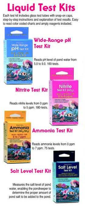 Pond Water Care: Refills for Master Liquid Test Kit | Test Kits & Meters Learn more about Pond Supplies, Pond Care & Maintenance, Water Care, Test Kits & Meters and Pond Maintenance at SunlandWaterGardens.com