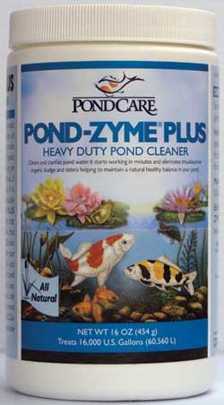 Pond Water Care: Pond Zyme Plus Barley | Bacterial Products Learn more about Pond Supplies, Pond Care & Maintenance, Water Care, Bacterial Products and Pond Maintenance at SunlandWaterGardens.com