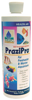 Pond Fish Supplies: PraziPro | Pond Fish Learn more about Pond Supplies, Fish Care, Fish Health Care, Miscellaneous and Pond Fish at SunlandWaterGardens.com