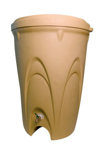 Aquascape Pond Supplies: Sandstone Rain Barrel | Part Number 98767 Learn more about Aquascape Pond Supplies at SunlandWaterGardens.com