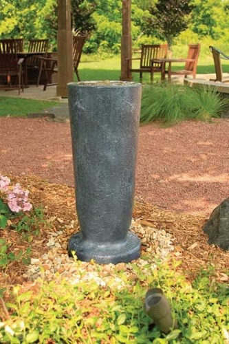 Aquascape Pond Supplies: Modern Classic Fountain w/pump - XLg/Gray Slate | Part Number 78034 Learn more about Aquascape Pond Supplies at SunlandWaterGardens.com