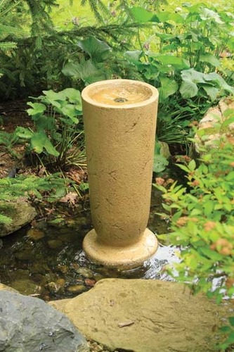 Aquascape Pond Supplies: Modern Classic Fountain w/pump - Large/Crushed Coral | Part Number 78046 Learn more about Aquascape Pond Supplies at SunlandWaterGardens.com