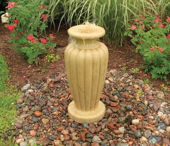 Aquascape Pond Supplies: Classic Greek Urn Fountain w/pump - Large/Crushed Coral | Part Number 78048 Learn more about Aquascape Pond Supplies at SunlandWaterGardens.com
