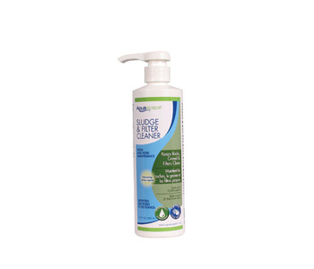 Aquascape Pond Supplies: Sludge & Filter Cleaner/Liquid - 500 ml/16.9 oz | Part Number 98890 Learn more about Aquascape Pond Supplies at SunlandWaterGardens.com