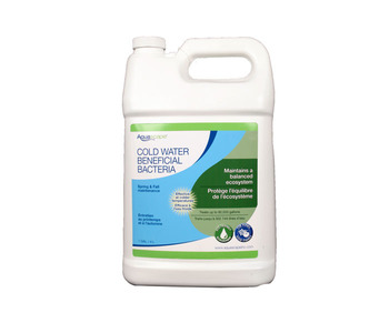 Aquascape Pond Supplies: Cold Water Beneficial Bacteria/Liquid 4 ltr/1.1 gal | Part Number 96021 Learn more about Aquascape Pond Supplies at SunlandWaterGardens.com