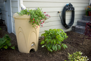 Aquascape Pond Supplies: Sandstone Rain Barrel | Part Number 98767 Learn more about Aquascape Pond Supplies at SunlandWaterGardens.com