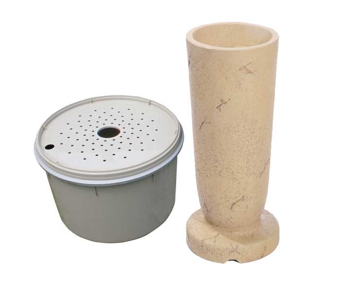 Aquascape Pond Supplies: Modern Classic Fountain Kit - Large/Crushed Coral | Part Number 78067 Learn more about Aquascape Pond Supplies at SunlandWaterGardens.com